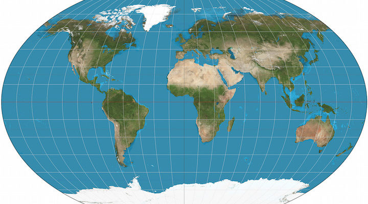 international earth map
