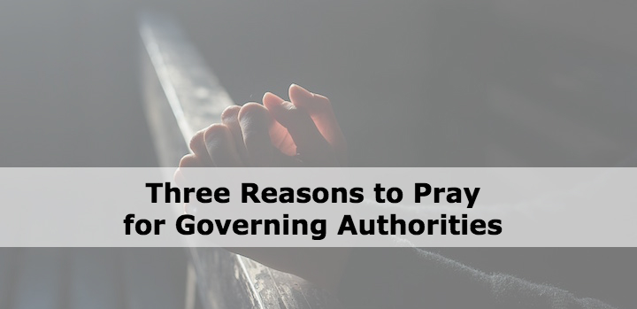 pray for governing authorities