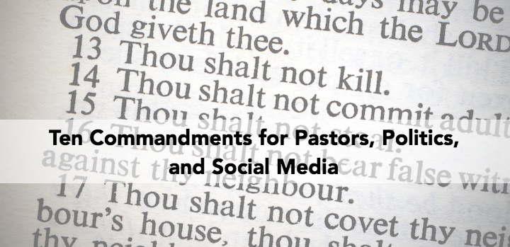 ten commandments social media
