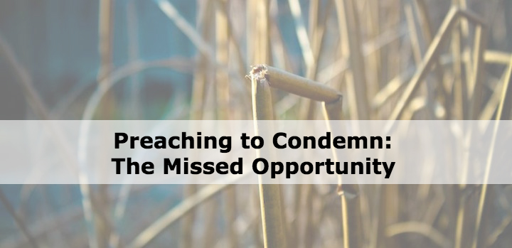 condemnation in preaching