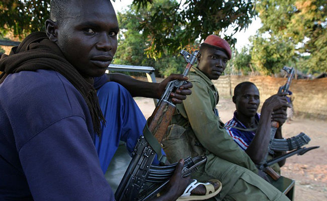 armed men Central African Republic church shooting