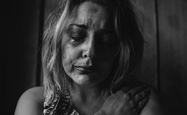 domestic violence abuse sad woman
