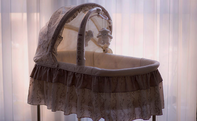 fertility rate empty cradle bassinet