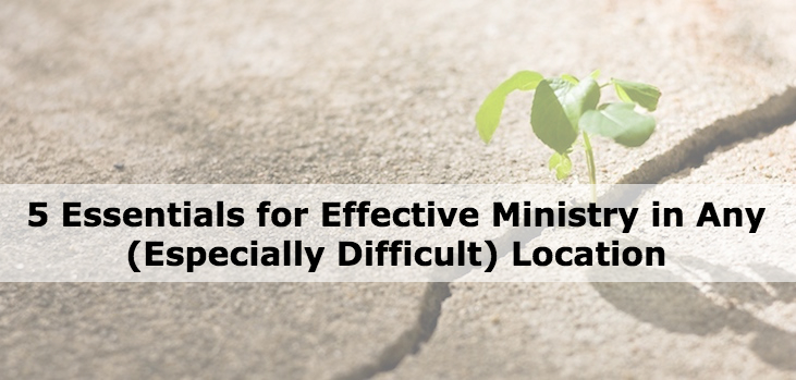 ministry in difficult places