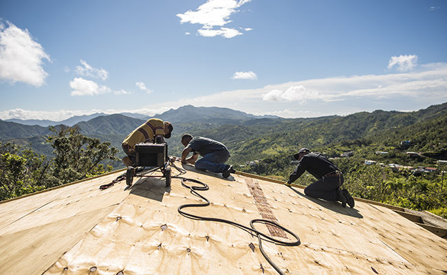 roof repairs solar panels Puerto Rico Samaritan's Purse