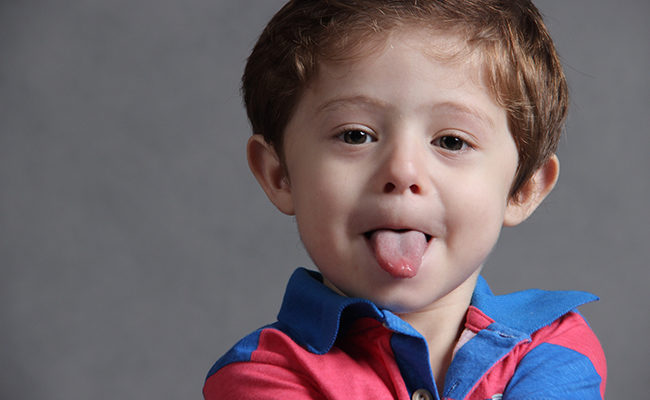 little boy tongue special needs church