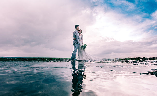 beach bride groom wedding prepare marriage