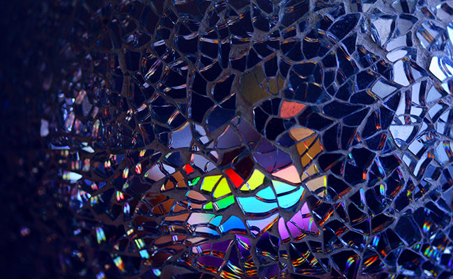 broken glass mosaic brokenness giftedness ministry