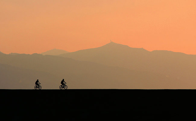 bicycles biking mountains sunrise living fit spiritual fitness