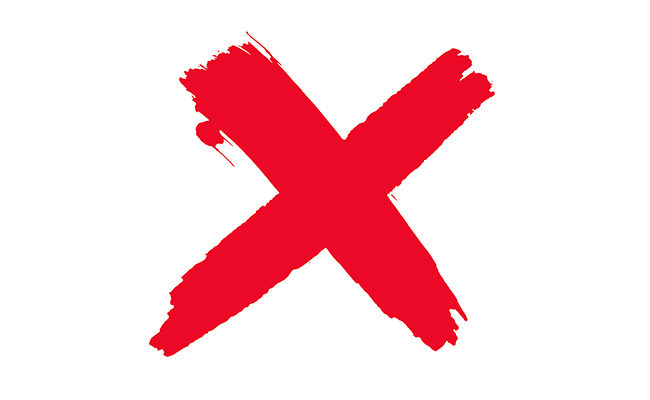 Red X end it movement slavery