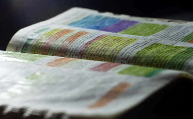 Bible highlight engaging study
