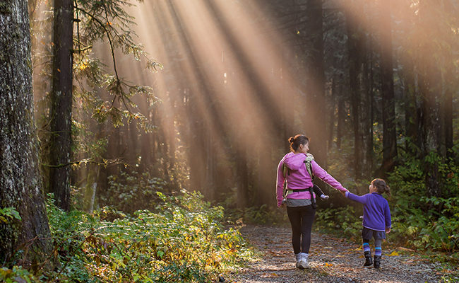 parent walking child disciple spiritual conversations