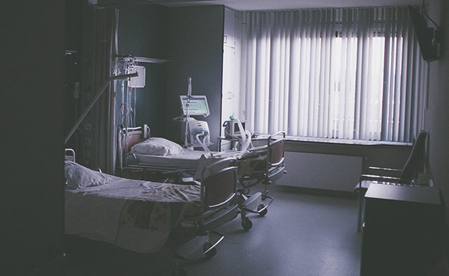 hospital bed terminal illness church