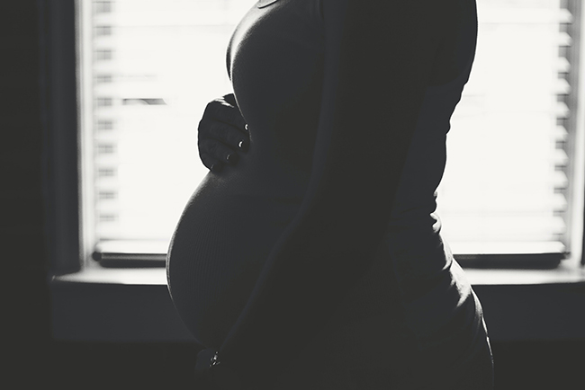 pregnant woman silhouette - Sanctity of Life month