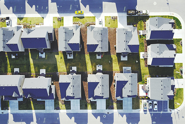 aerial photo of houses in neighborhood - get to know your neighbors