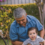 hispanic heritage month latino man grandfather latino boy