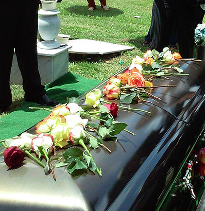 funeral casket